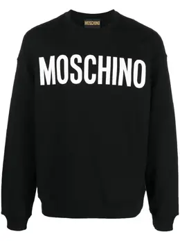 Moschino: Свитшот с принтом 