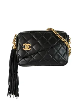 Chanel Pre-Owned: Чёрная сумка 