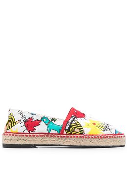 Dsquared2: Белые мокасины  Maple Leaf