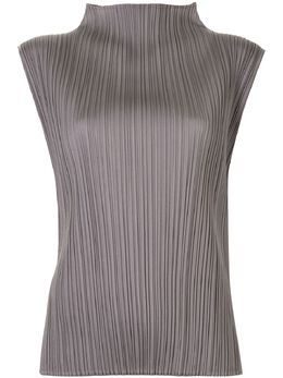 Pleats Please Issey Miyake: Топ без рукава 