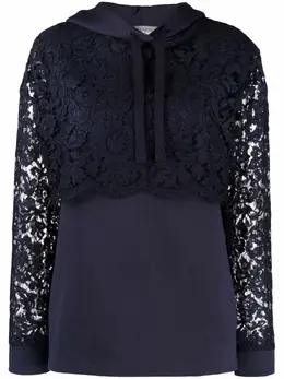 Valentino: Синяя толстовка 