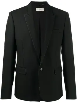 Saint Laurent: Кожаные пиджаки 