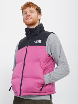 The North Face: Розовый жилет  Nuptse