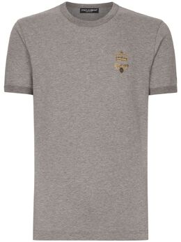 Dolce & Gabbana: Хлопковая футболка  T