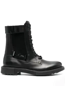 Salvatore Ferragamo: Чёрные ботинки 