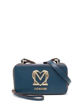 Love Moschino: Синяя сумка через плечо 