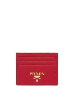 Prada: Красный картхолдер 