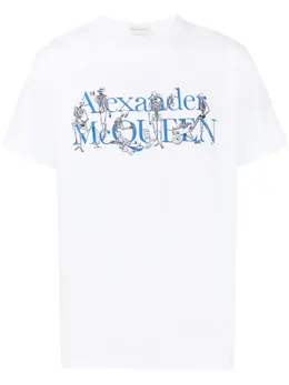Alexander McQueen: Футболка с принтом 