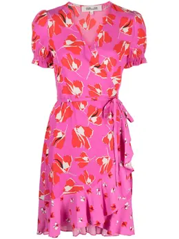 DVF Diane von Furstenberg: Платье с принтом 