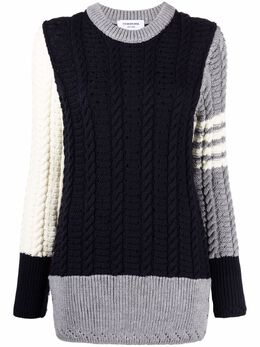 Thom Browne: Свитер  4-Bar в полоску