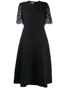 Valentino: Кружевное платье 