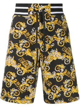 Versace Jeans Couture: Чёрные шорты 
