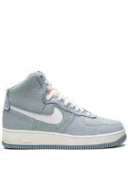Nike: Светлые кроссовки  Air Force 1 High