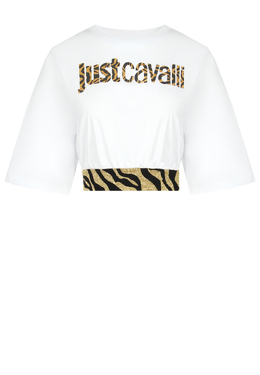 Just Cavalli: Белая футболка