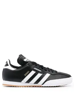 adidas: Чёрные кроссовки  Samba