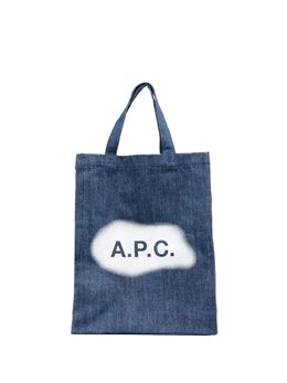 A.P.C.: Сумка-шоппер с принтом 