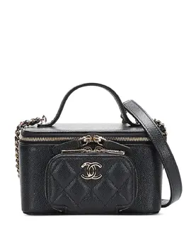 CHANEL Pre-Owned: Чёрная косметичка 