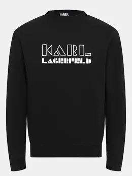 Karl Lagerfeld: Чёрный свитшот 