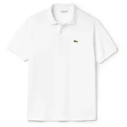 LACOSTE: Белое поло 