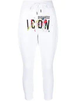 Dsquared2: Брюки  Icon с принтом