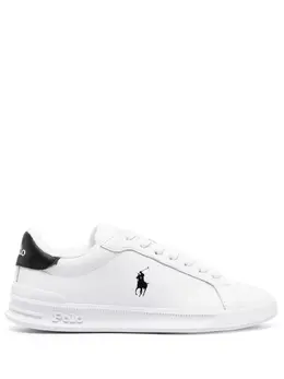 Polo Ralph Lauren: Белые кроссовки 