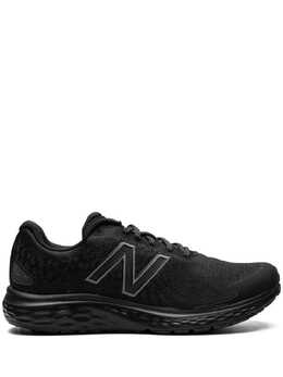 New Balance: Чёрные кроссовки 
