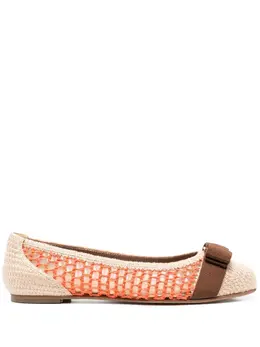 Salvatore Ferragamo: Многоцветные балетки 