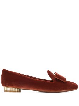 Salvatore Ferragamo: Бордовые лоферы 