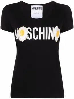 Moschino: Футболка с принтом 
