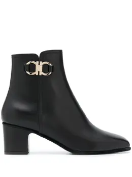 Salvatore Ferragamo: Чёрные ботинки 