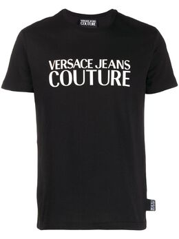 Versace Jeans Couture: Чёрная футболка 
