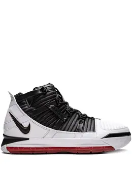 Nike: Чёрные кроссовки  Zoom Lebron III QS
