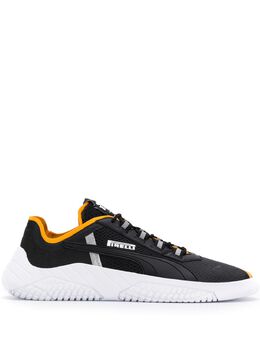 Puma: Чёрные кроссовки 