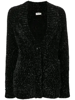 Saint Laurent: Трикотажный кардиган 