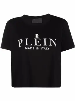 Philipp Plein: Чёрная футболка Iconic Plein