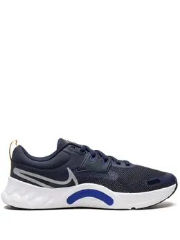 Nike: Синие кроссовки 