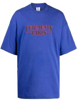 VETEMENTS: Хлопковая футболка 