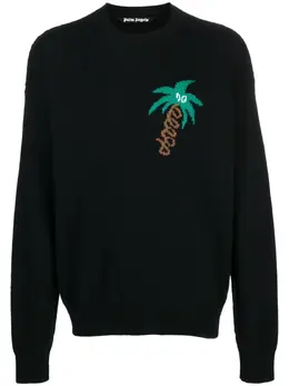 Palm Angels: Трикотажный свитер 