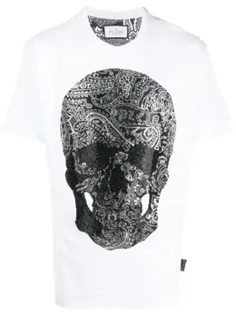 Philipp Plein: Футболка  Skull с принтом