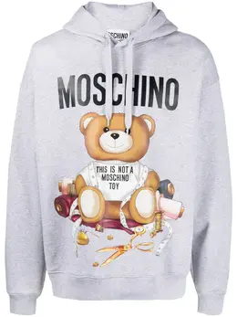 Moschino: Толстовка  Teddy Bear с принтом