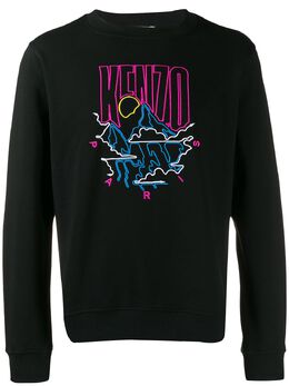 Kenzo: Чёрный свитшот 