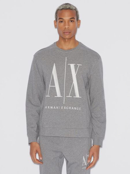 Armani Exchange: Серый свитшот 