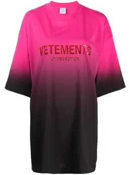 VETEMENTS: Футболка с принтом