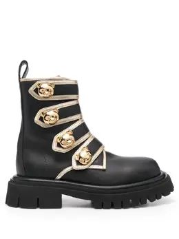 Moschino: Чёрные ботинки 