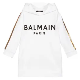 Balmain Kids: Белое платье