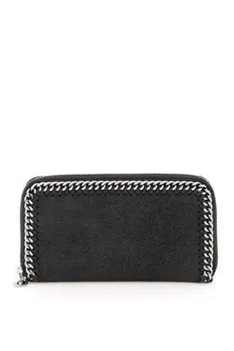 Stella mccartney: Чёрный кошелёк  Falabella