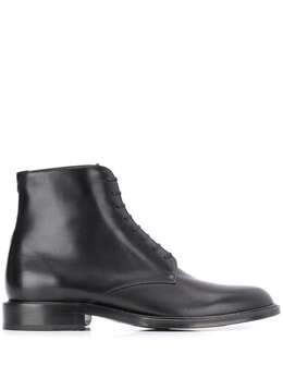 Saint Laurent: Чёрные ботинки  Army
