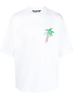 Palm Angels: Футболка с принтом 