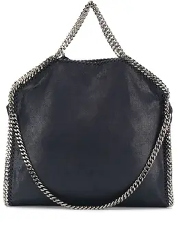 Stella McCartney: Синяя сумка-шоппер  Falabella
