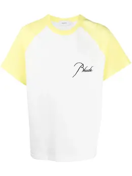 Rhude: Двухцветная футболка 